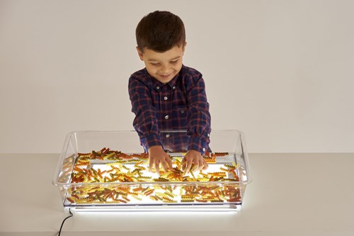 TickiT bac plastique panneau lumineux A3 - jouet éducatif multicolore-2