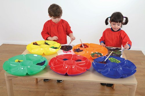 TickiT plateaux de tri fleurs jouet 6 couleurs - éducatif-3