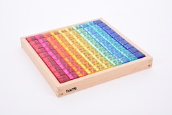 TickiT educatief speelgoed Gem Cube Mirror Tray kleurrijk