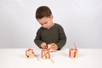 TickiT formes à lacer en bois - jouet éducatif pour la motricité-2