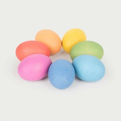 TickiT houten speelgoed regenboog eieren - educatief sensorisch spel