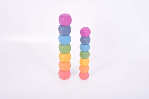 TickiT Regenboog Houten Kubussen
