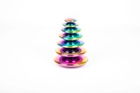 TickiT jouet sensoriel boutons réfléchissants - 7 pièces couleur