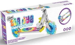 Tie Dye lichtgevende step voor kinderen met LED wielen