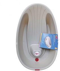 Tigex baignoire bébé mini ergonomique grise 0-12 mois antidérapante