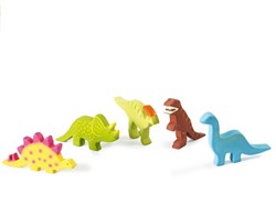 Tikiri dino speelgoed natuurrubber Parasaurolophus baby - 1 stuk - willekuerig geleverd