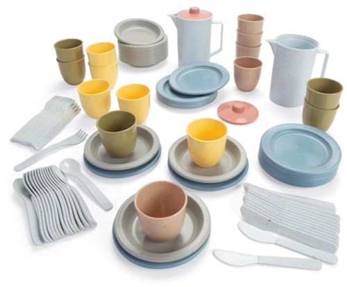 Dantoy BIOplastic set déjeuner jouet 94 pièces vaisselle enfant durable