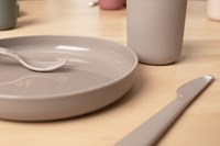 Dantoy bestekset baby BIOplastic zand mokka 6-delig duurzaam-2