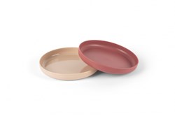 Dantoy set vaisselle bébé - assiettes sable rouge - jouet durable