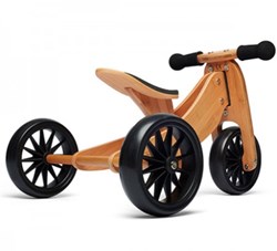 Kinderfeets 2-in-1 loopfiets \u0026 driewieler Tiny Tot - Bamboe kopen?