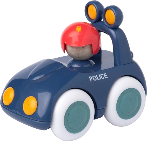 Tolo Bio speelgoed politieauto - duurzaam baby auto speelgoed vanaf 1 jaar