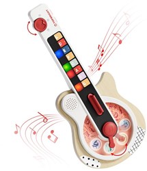 Topbright guitare jouet musique interactive lumière son enfants