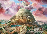 Castorland puzzel Tower of Babel - 3000 stukjes legpuzzel