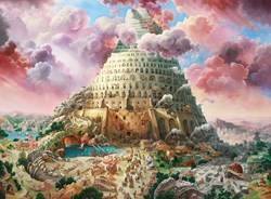 Castorland puzzel Tower of Babel - 3000 stukjes legpuzzel