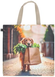 Esschert Design boodschappentas hond kleurrijk speelgoed accessoire