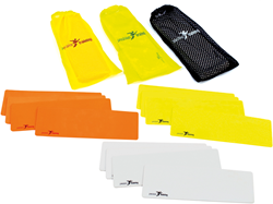 Precision marqueurs d'entraînement rectangulaires orange lot de 10 flexibles