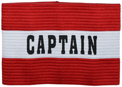 Precision aanvoerdersband junior - sport armband rood polyester