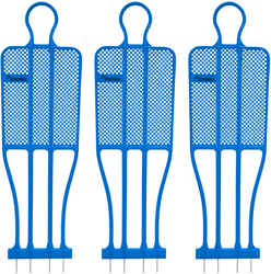 Precision mannequin d'entraînement football bleu senior - accessoire d'entraînement