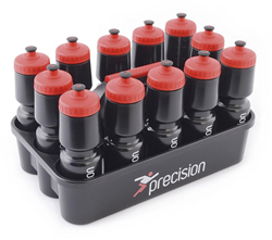 Precision porte-gourdes sport 12 bouteilles d'eau - plastique - noir