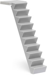 Lundby escalier maison de poupée - accessoire en bois pour maisons de poupées