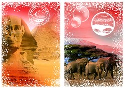 Grafika puzzle Afrique Égypte Kenya 1000 pièces jeu de voyage puzzle