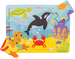 Bigjigs Tray Puzzel (Onderwater)