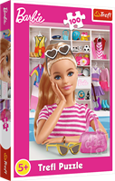 Trefl Barbie legpuzzel 100 stukjes - kleurrijke kinderpuzzel karton