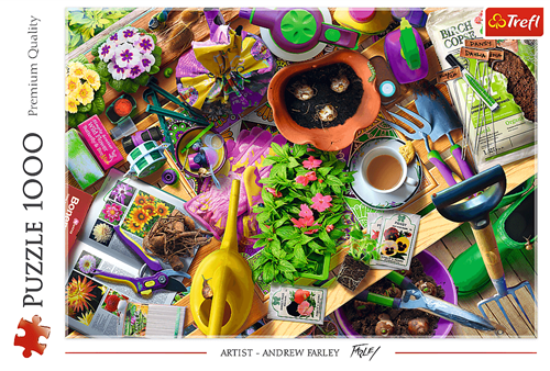 Trefl puzzle - Ranger le jardin - 1000 pièces - Carton FSC-2