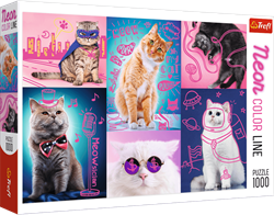 Trefl puzzle 1000 pièces chats - Super cats puzzle animaux