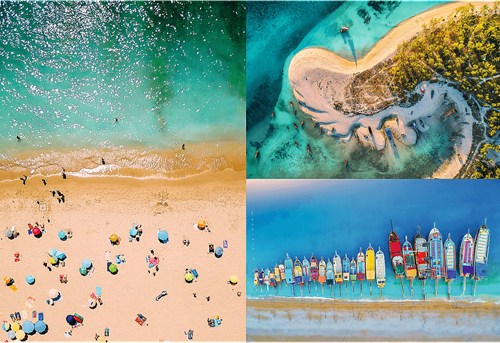 Trefl puzzle 1500 pièces plage mer certifié FSC-2