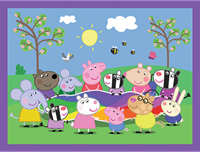 Trefl jeu Peppa Pig - jeu de mémoire 2en1 et puzzle pour enfants-2