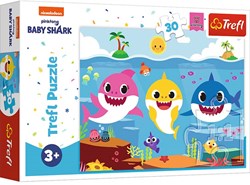 Trefl puzzle - monde sous-marin requins Baby Shark 30 pièces carton