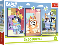 Trefl puzzel Bluey familie - 3x50 stukjes - FSC Mix 70% puzzel