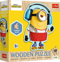 Trefl houten puzzel Minions 50 stukjes - Despicable Me 4 FSC