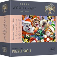 Trefl puzzel katten 500 stukjes - Feestelijke katten poster