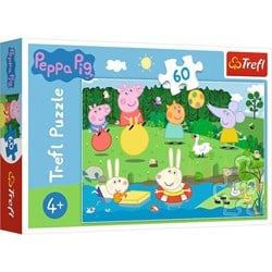 Trefl Peppa Pig puzzel - vakantieplezier - 60 stukjes - kinderpuzzel