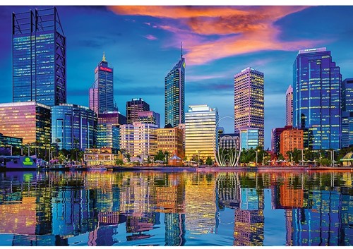 Pz. Paysage urbain : Perth, Australie 1 000 T.