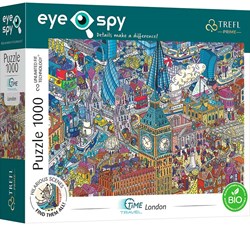 Trefl puzzle 1000 pièces UFT Eye-Spy Time Travel Londres FSC carton