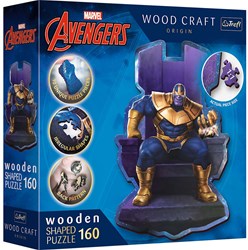 Trefl puzzle - bois Marvel Thanos sur Trône 160 pièces FSC durable