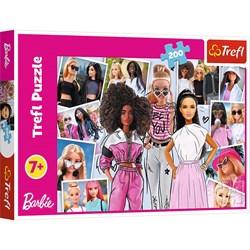 Trefl puzzel Barbie 200 stukjes - kleurrijke legpuzzel voor kinderen