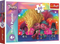 Trefl puzzle - 60 pièces - Trolls Amicaux Universal Trolls 3
