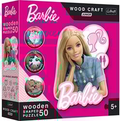 Trefl houten puzzel junior - Barbie 50 stukjes - Wood Craft