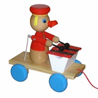Miva jouet à tirer canard avec xylophone - éducatif et coloré