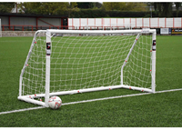 Precision but de football Match 8x4 ft - homologué BS 8462 - blanc