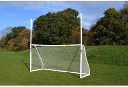 Precision but de football GAA 12 x 6 ft plastique blanc pour entraînement et match