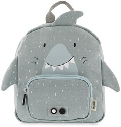 Trixie rugzak kind blauw - Mr. Shark - waterafstotend - schooltas