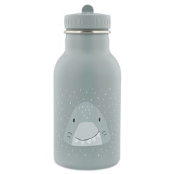 Trixie RVS drinkfles voor kinderen - Mr. Shark - 350ml - Blauw - Lekvrij