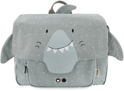 Trixie boekentas schooltas Mr. Shark - waterafstotend - blauw - kinderrugzak