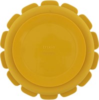 Trixie siliconen kinderbord met vakjes - Mr. Lion - met zuignap - geel-2