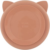Trixie assiette en silicone compartimentée avec ventouse - Mrs. Cat - rose